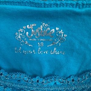 Justice Blue Lace Tank